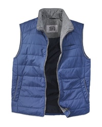 blaue ärmellose Jacke von S4 JACKETS