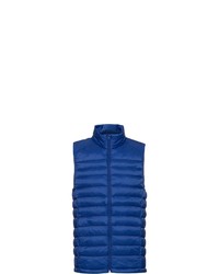 blaue ärmellose Jacke von Scheck