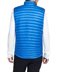 blaue ärmellose Jacke von VAUDE