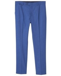 blaue Anzughose von Mango
