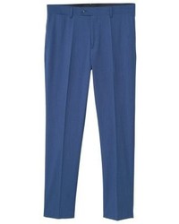 blaue Anzughose von Mango