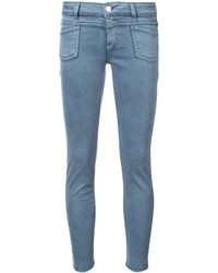blaue enge Jeans aus Baumwolle von Closed