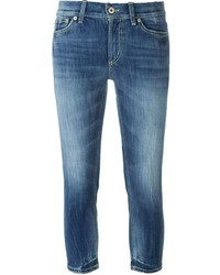 blaue enge Jeans aus Baumwolle von Dondup