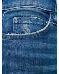 blaue enge Jeans aus Baumwolle von Current/Elliott