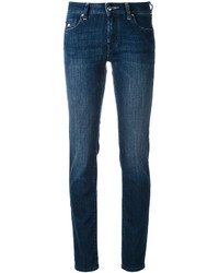 blaue enge Jeans aus Baumwolle von Jacob Cohen
