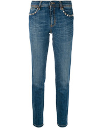 blaue enge Jeans aus Baumwolle von Just Cavalli