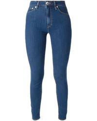 blaue enge Jeans aus Baumwolle von Love Moschino