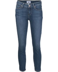 blaue enge Jeans aus Baumwolle von Paige