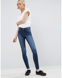 blaue enge Jeans aus Baumwolle von Cheap Monday