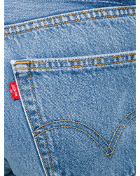 blaue enge Jeans aus Baumwolle von RE/DONE