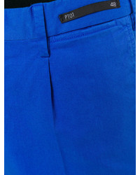 blaue Baumwollshorts von Pt01