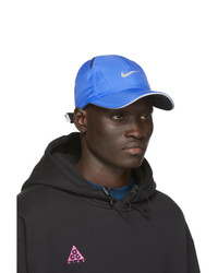 blaue bedruckte Baseballkappe von Nike
