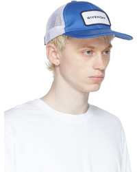 blaue bedruckte Baseballkappe von Givenchy