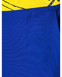 blaue bedruckte Hose von Haider Ackermann