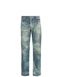 blaue bedruckte Jeans von 424