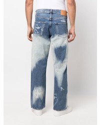 blaue bedruckte Jeans von Sunflower