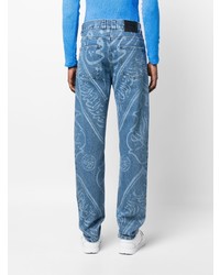 blaue bedruckte Jeans von Gmbh