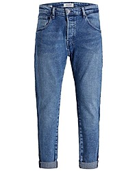 blaue bedruckte Jeans von Jack & Jones