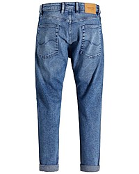 blaue bedruckte Jeans von Jack & Jones