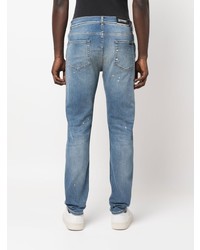 blaue bedruckte Jeans von 7 For All Mankind