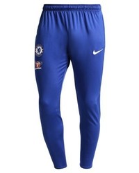 blaue bedruckte Jogginghose von Nike