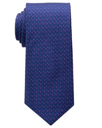 blaue bedruckte Krawatte von Eterna