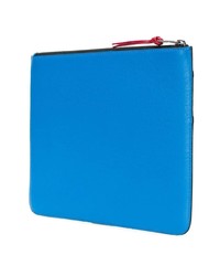 blaue bedruckte Leder Clutch Handtasche von Givenchy