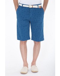 blaue bedruckte Shorts von DANIEL DAAF