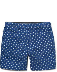 blaue bedruckte Shorts von Marc by Marc Jacobs