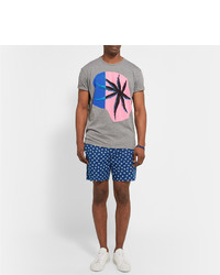 blaue bedruckte Shorts von Marc by Marc Jacobs