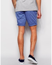 blaue bedruckte Shorts von Timberland