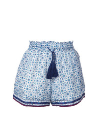 blaue bedruckte Shorts von TALITHA