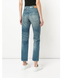 blaue bestickte Jeans von Tu Es Mon Trésor