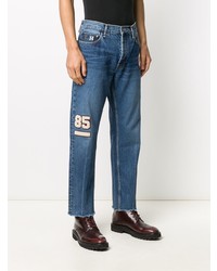 blaue bestickte Jeans von Tommy Hilfiger