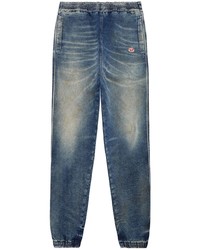 blaue bestickte Jeans von Diesel