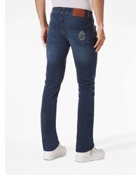 blaue bestickte Jeans von Billionaire