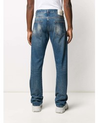 blaue bestickte Jeans von Heron Preston