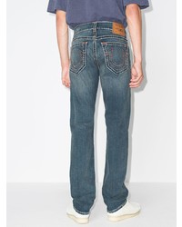 blaue bestickte Jeans von True Religion