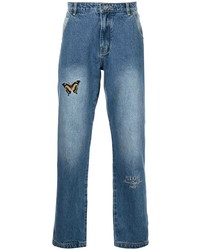 blaue bestickte Jeans von HONOR THE GIFT