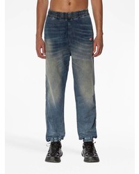 blaue bestickte Jeans von Diesel