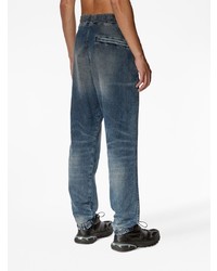 blaue bestickte Jeans von Diesel