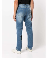 blaue bestickte Jeans von HONOR THE GIFT