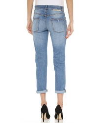 blaue bestickte Jeans von Stella McCartney