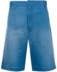 blaue bestickte Jeansshorts von Stella McCartney