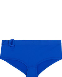 blaue Bikinihose mit geometrischem Muster