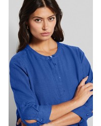 blaue Bluse von Bugatti