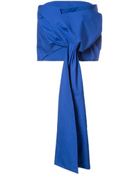 blaue Bluse von DELPOZO