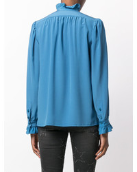 blaue Bluse von Stella McCartney