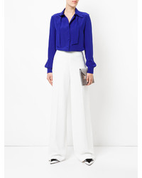 blaue Bluse von Lanvin