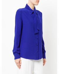 blaue Bluse von Lanvin